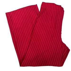 Madison Red striped Dress Pants